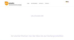 Desktop Screenshot of elm-plastic.de