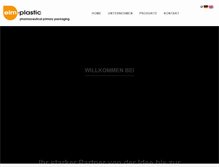 Tablet Screenshot of elm-plastic.de